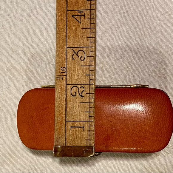 Vintage Leather Grooming Kit with gold tool / manicure kit made in Germany - Picture 12 of 14